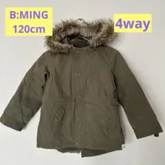 再値下げ★B:MING キッズ　モッズコート　120