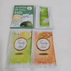 バスソルトセット（レモン・マンゴー・ジャスミン・ライム）