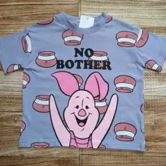 新品 未使用 プーさん ピグレット 半袖 Tシャツ 総柄 80のサムネイル