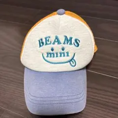 BEAMS mini 刺繍キャップ 53cm イエローのサムネイル