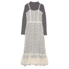 リリーブラウン　レースキャミワンピース