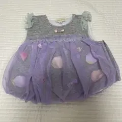 パンパンチュチュ　フリル付きチュールスリーパー　S