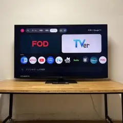 SHARP 65V型 4K 液晶テレビ AQUOS 4T-C65EU1 アプリ○ - メルカリ