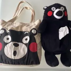 くまモンぬいぐるみティッシュケーストートバッグセット