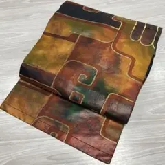 O-303 名古屋帯 名古屋仕立て 九寸 正絹 着物