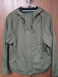 CLOSSHI マウンテンパーカー カーキ 裏フリース Ｌサイズ