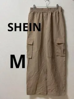 SHEIN シーイン 【Mサイズ】ベージュ カーゴパンツ 軽量素材