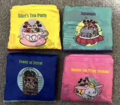 ディズニー　カプセルトイ　エコバッグ　バッグ　4個　新品未使用