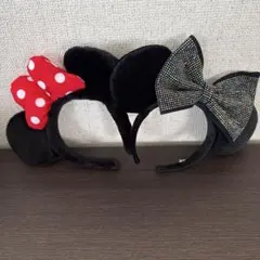 ディズニー ミニーマウス カチューシャ2個セット