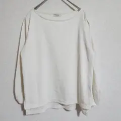 【earth music & ecology】（F）ボートネックオーバーサイズ
