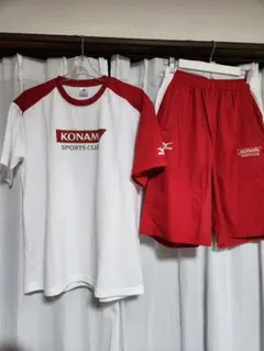 KONAMIスポーツクラブ　選手用　支給　上下　セットアップ