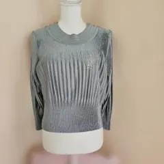 新品❤️JUCCA ITALY❤️美しい夏のブラウス❤️ライトウエート❤️100 