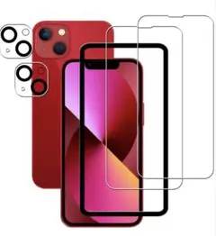 HKKAIS iphone13mini ガラスフィルム【2+2 枚セット】