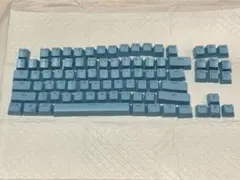 キーキャップ 水色 英語配列
