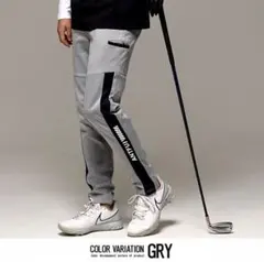 ANTFUI ゴルフパンツ ストレッチ ジョガーパンツ 速乾 ボールポケット付き
