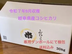 令和７年度 岐阜県産コシヒカリ 玄米30キロ米のサムネイル