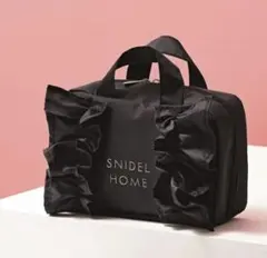 ⭐︎未使用品⭐︎スウィート付録スナイデルホーム 大容量フリルポーチ ブラック