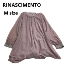RINASCIMENTO 長袖 ブラウス ビジュー装飾 ピンク　春夏コーデのサムネイル