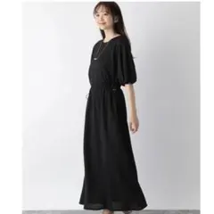 GLOBAL WORK ♡サマラクスタイル2WAYワンピース 黒のサムネイル