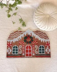 ジンジャーブレッドハウスラグ　クリスマス