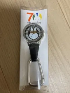miffy 70th カラビナ ウォッチ スケルトン アニバーサリー ブラック