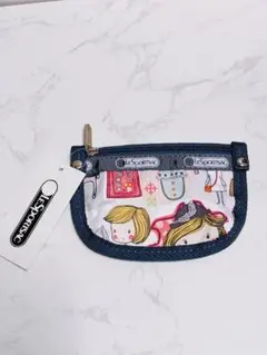 LeSportsac イラストポーチ ネイビー