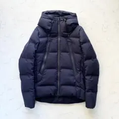 デサントオルテライン 水沢ダウン マウンテニア エディフィス別注 ネイビー S