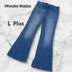 WonderNation デニム フレア ジーンズ ボトムス ストレッチ L