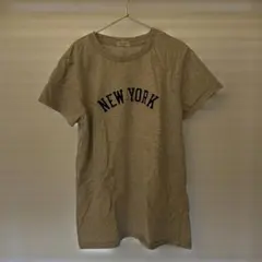 BRANDY MELVILLE 刺繍半袖Tシャツ グレーのサムネイル