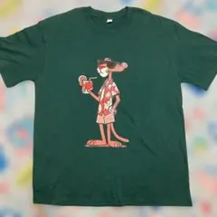 新品同様 CYS ピンクパンサー Tシャツ 深緑 XL オーバーサイズ　月末特価