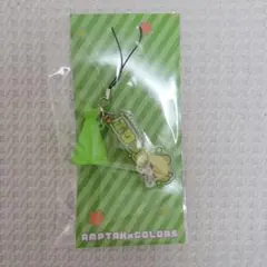 AMPTAKxCOLORS メガホンチャーム付きアクリルネームストラップぷりっつ