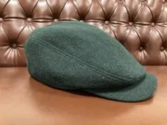 LoRo ローロ ウールハンチング ダークグリーン 頭周り58cm