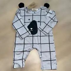 CATPAPA クマ耳付きロンパース 80