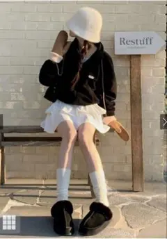 GRL 厚底ムートンスリッポン