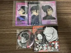 呪術廻戦 スナップカード＆缶バッジ 禪院真希