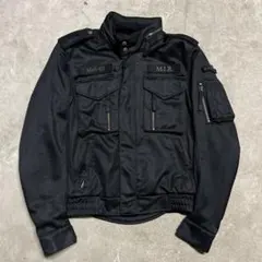 美品 KADOYA カドヤ 雷門 MA1 メッシュ バイク ライダースジャケット