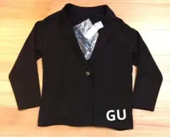 【新品】GU ブラック オーバーサイズシャツジャケット レディースMサイズ