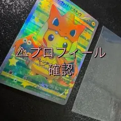 ！スリーブ販売！　ポンチョを着たピカチュウ メガリザードンY PROMO XY