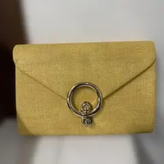 ★未使用級★ゴールドチェーン付クラッチバッグ上品デザイン♪