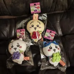 【GWコメ割実施中】ご当地 ちいかわ 山梨限定 ぶどう マスコット 3つセット