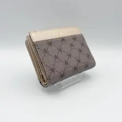 【PATRICK COX（パトリックコックス）】折財布 ユリ柄 シャンパンのサムネイル