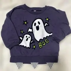 ゴーストプリント トレーナー 90 cm ハロウィン