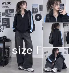 269⑲WEGO ジャージトップス sizeF