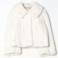 【Her lip to】 Winter Love Faux Fur Coat