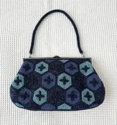 ビーズ装飾クラシックパーティーバッグ