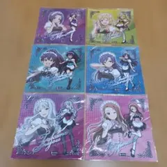 新品　アイドルマスターカフェ＆バー　マイクロファイバークロス　6枚セット
