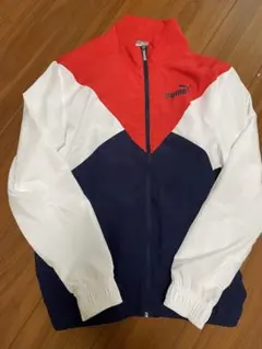 PUMA ナイロンジャケット 赤/白/紺