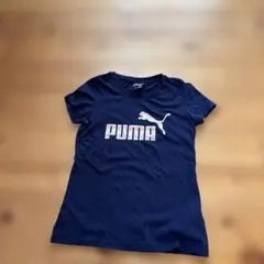 PUMA ネイビー ロゴ Tシャツ