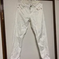 ニコアンド ホワイトデニムパンツ