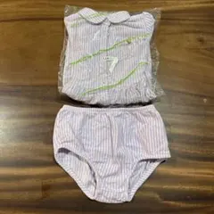 ストライプポロワンピース 90